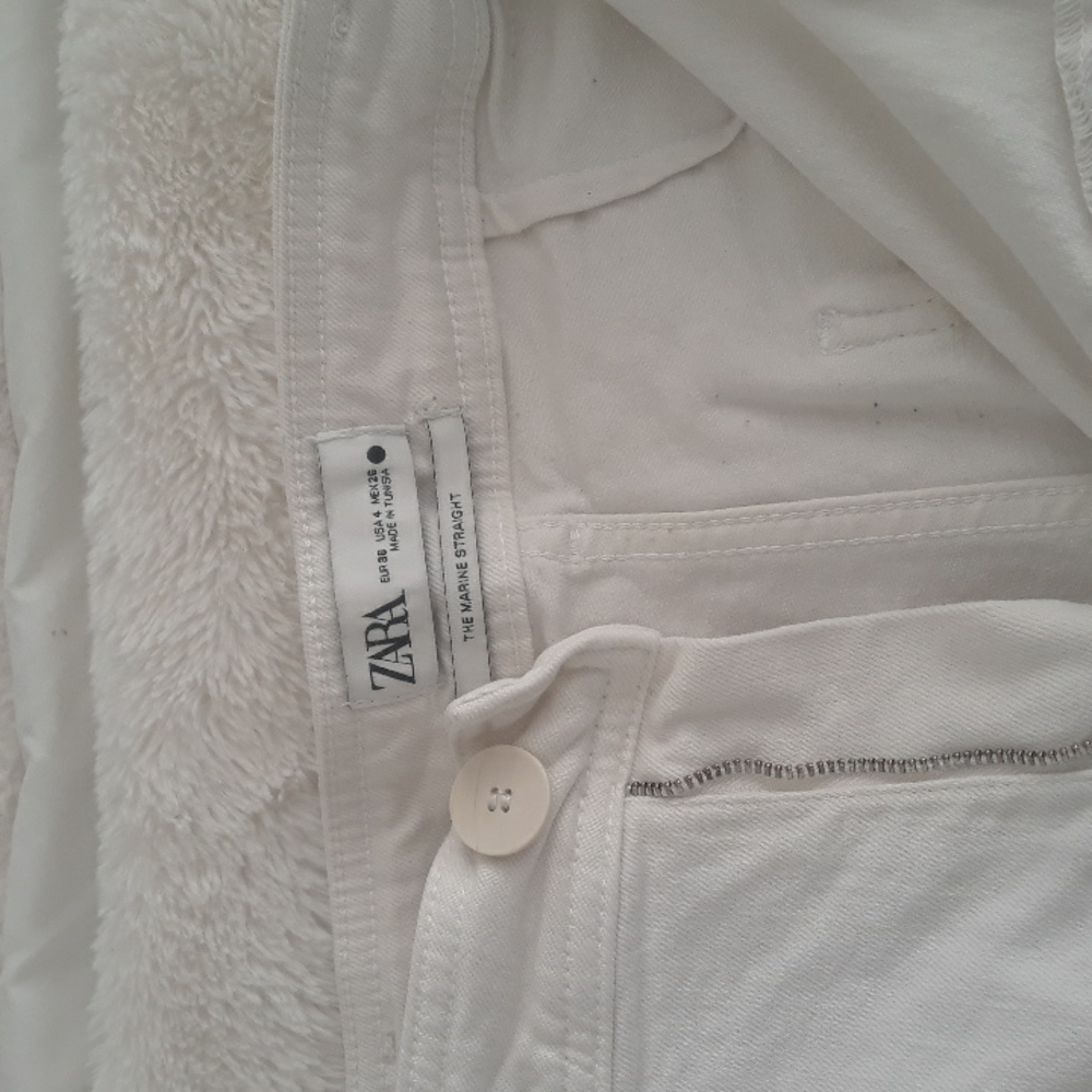 Zara marine straight leg jeans